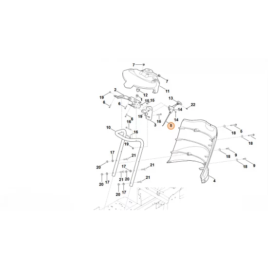 STIHL  Cięgno gazu 6170 180 1120
